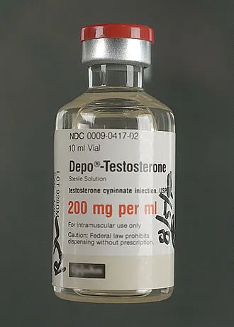 image of testosterone medication to emphasize connection between delayed ejaculation and low testosterone levels in men